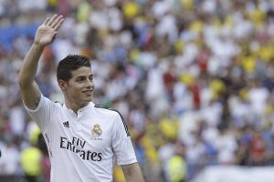 James orgullo Colombiano, presentación oficial en el Real Madrid