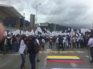 Marcha por la Paz en Colombia