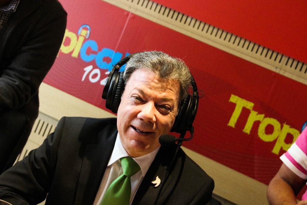 El presidente Juan Manuel Santos