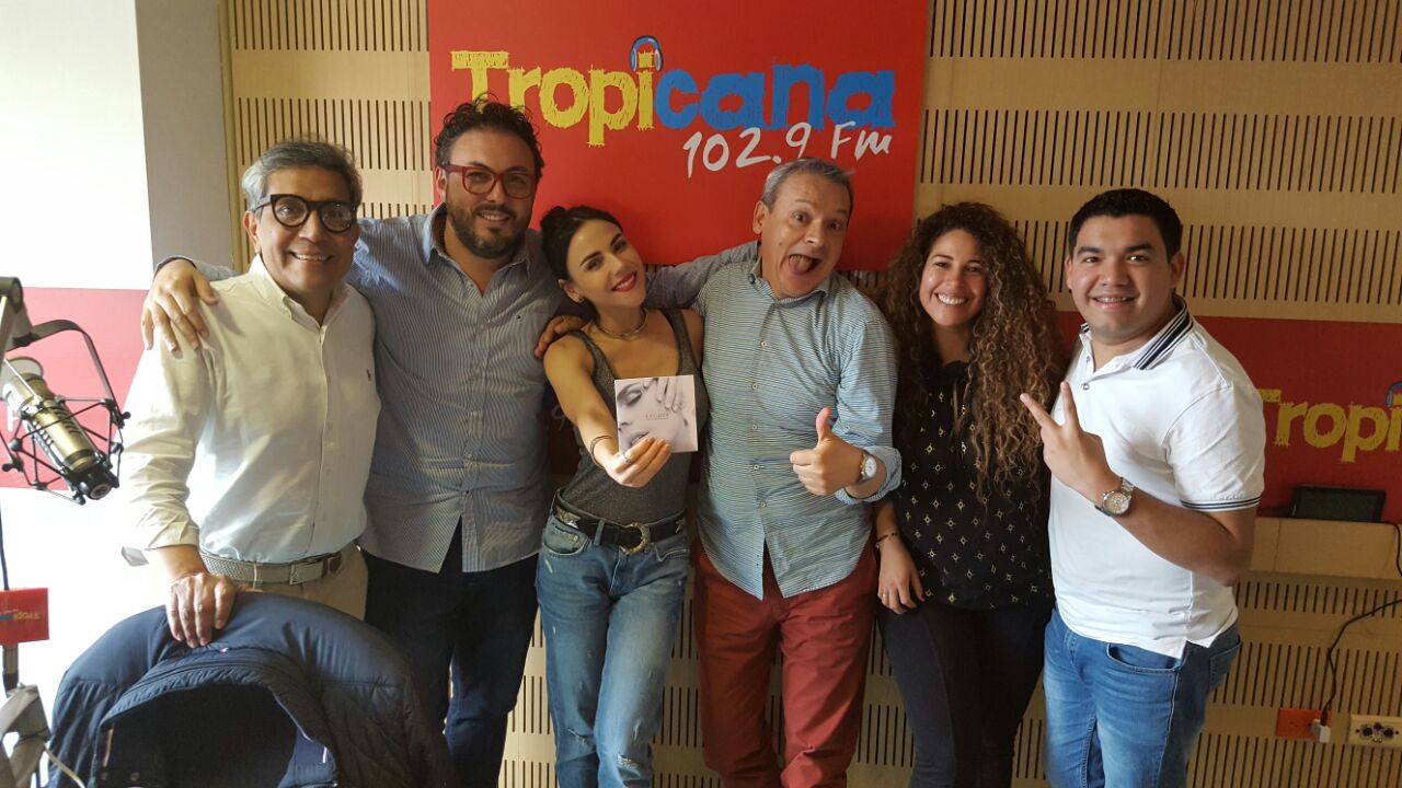 Carolina Gaitán en el Tropishow