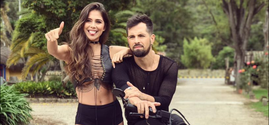 Mike Bahia y Greeicy Rendon