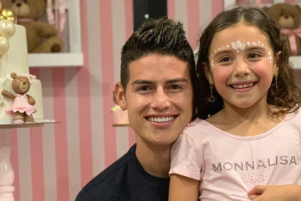 James Rodríguez celebra el cumpleaños de su hija Salomé