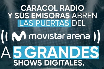 ¡Prográmate! Caracol Radio y Movistar Arena traen 5 increíbles conciertos virtuales