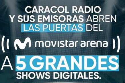 ¡Prográmate! Caracol Radio y Movistar Arena traen 5 increíbles conciertos virtuales