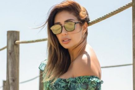 Novia de Matheus Uribe dejó ver el sensual tatuaje que tiene en su zona prohibida