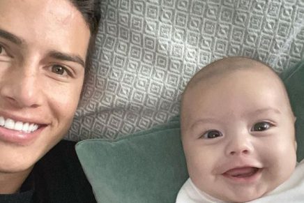 Hijo de James Rodríguez enterneció las redes sociales con una fotografía