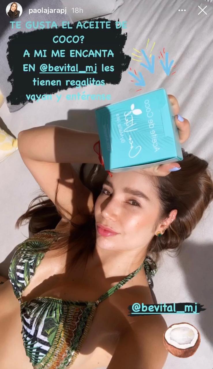 Paola Jara dejó loquitos a sus seguidores con un diminuto bikini