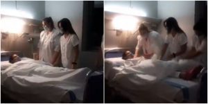 Enfermeras se burlan de muertos _ Foto_ cpatura video