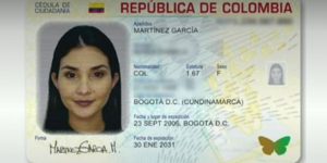 Cédula digital en Colombia Foto Registraduría