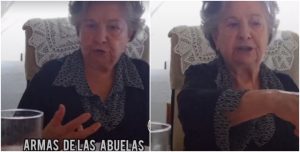 Video: abuela se vuelve viral al mostrar sus “armas” para que los nietos coman