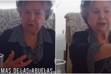 Video: abuela se vuelve viral al mostrar sus “armas” para que los nietos coman