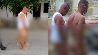 En Barranquilla desnudaron y golpearon a dos ladrones que engañaron a varias personas
