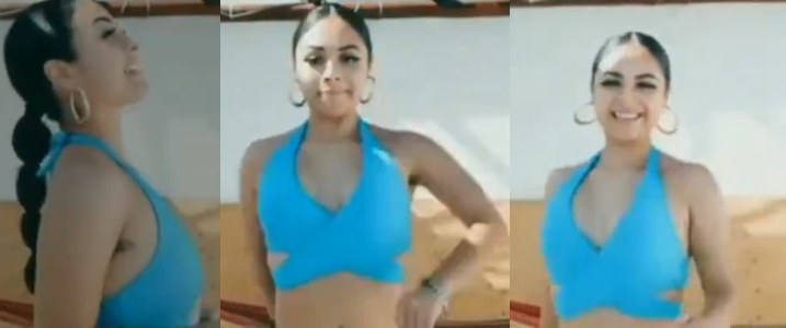 “Aféitese esa selva”, le dicen a una mujer por bailar en bikini