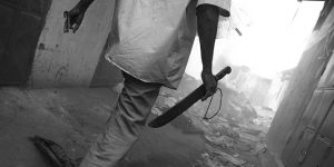 Hombre con machete Foto de refencia Getty Images
