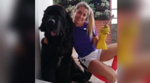 Cristina Hurtado y su perro Foto Instagram