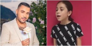 Hija de Jessi Uribe cantando _ Foto_ Instagram