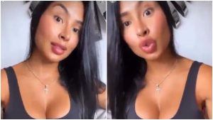 Mujer se vuelve viral por decir que pide a sus novios lo basico _ Foto_ captura video