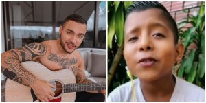 Niño sorprende a Jessi Uribe cantando uno de sus temas _ Foto_ Instagram