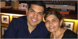 Peter Manjarrés y su mamá _ Foto_ Instagram