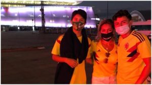 Colombianos fueron a Copa América Brasil _ Foto_ captura video Twitter