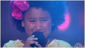 Niña de La Voz Kids hace llorar a televidentes  / Foto: captura video