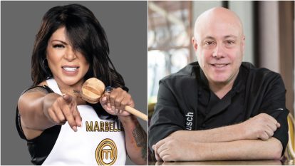 Jorge Rausch besó a Marbelle en MasterChef