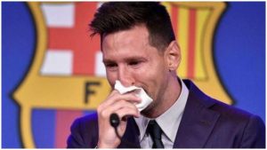 Lionel Messi se despidió del Barcelona