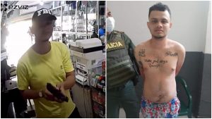Mujer entregó a su hermano a la Policía _ Foto_ Captura de video - Policía Barranquilla