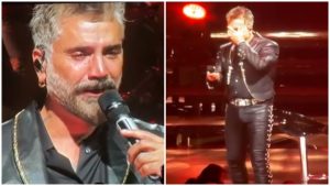 Alejandro Fernández llora en concierto _ Foto_ Instagram