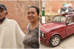 110322 Pareja que vive dentro de un Renault 4 _ Foto_ Suministrad