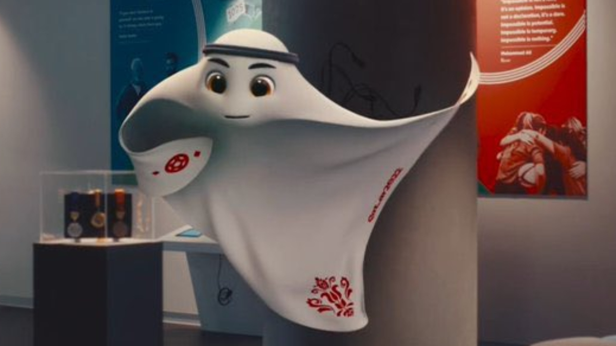 Conoce a La’eeb, la curiosa mascota del Mundial Qatar 2022