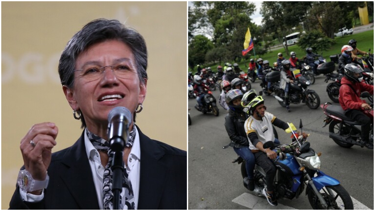 050422 Claudia López - Protestas motociclistas _ Foto_ Colprensa