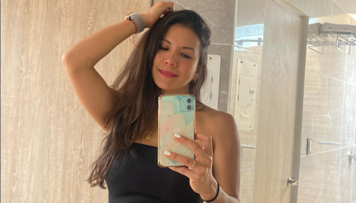 Caterine Escobar enamoró a sus fans con su sensual pijama
