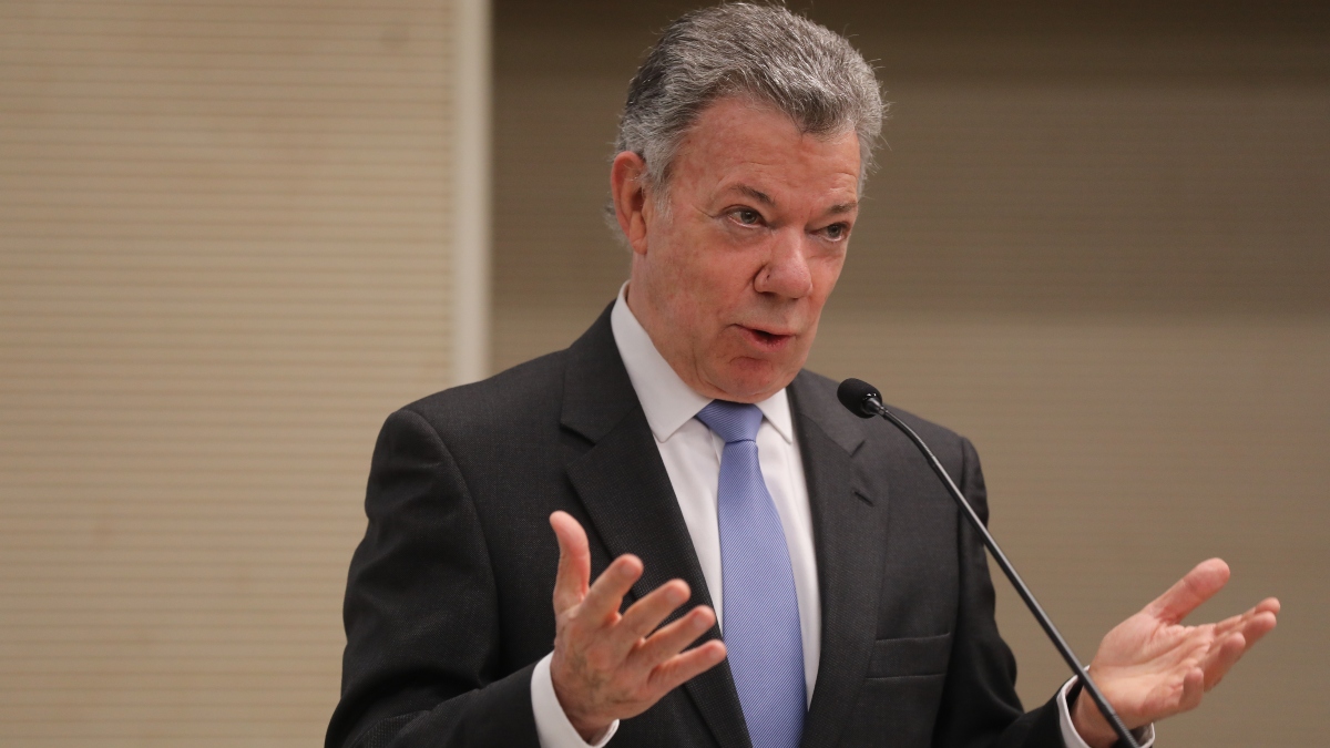 Juan Manuel Santos está en Ucrania: pidió no ignorar la guerra