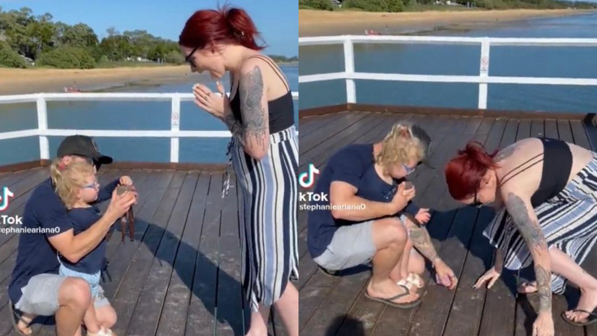 Viral: Pedida de matrimonio sale mal