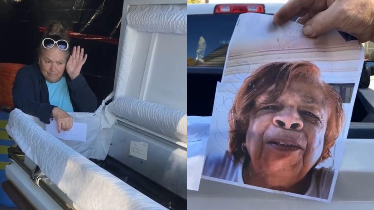 Alquilaron ataúd y llegó con restos