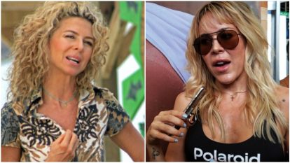 Agarrón de Margarita Rosa de Francisco y Natalia París _ Foto_ Colprensa