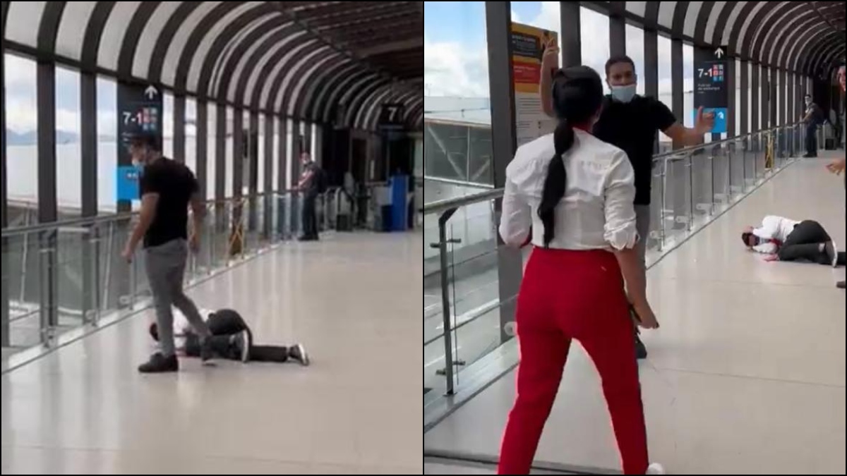 Pasajero agredió a funcionario de aerolínea