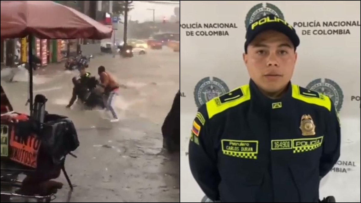 Relato policía que rescató mujer de ahogarse