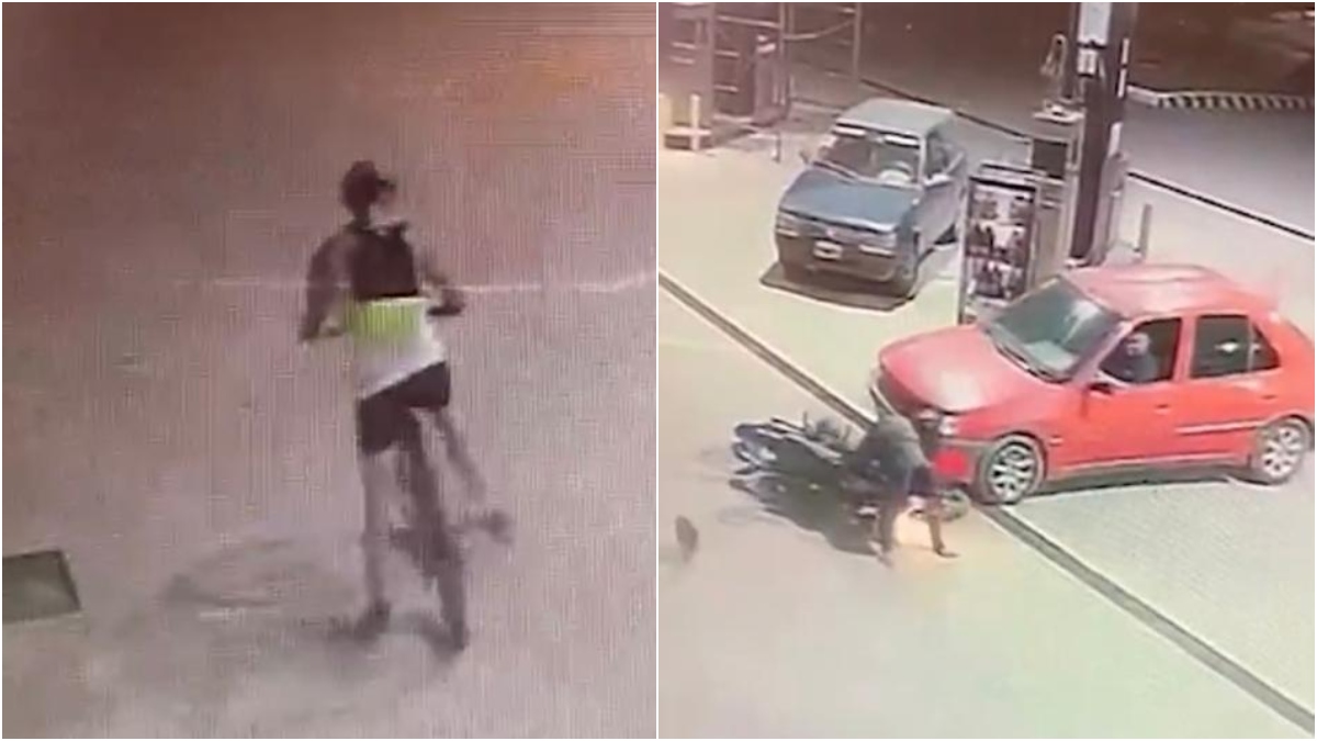 Conductor arrolló a ladrón que intentó asaltar a ciclista