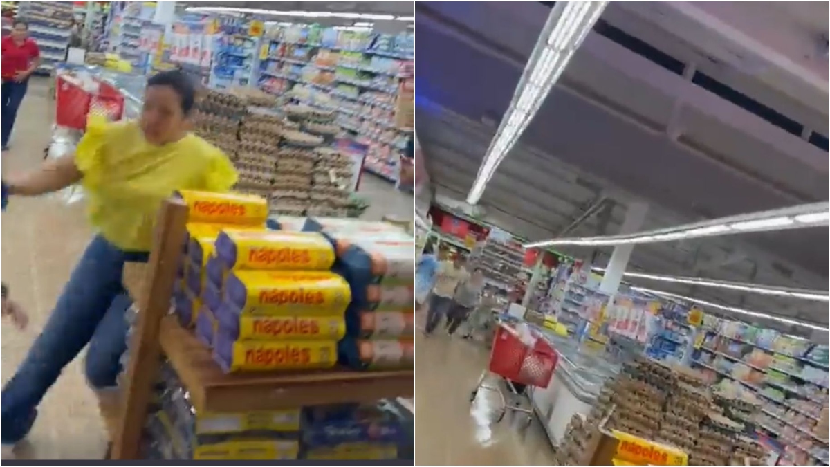 Balacera supermercado en Barranquilla