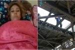 Doloroso relato de mujer que cayó de puente peatonal