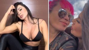 VIDEO: Esperanza Gómez besó a reconocida influencer y causaron revuelo