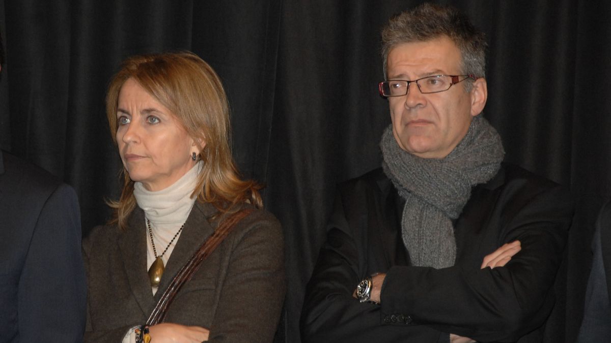 Montserrat Bernabéu y Joan Piqué