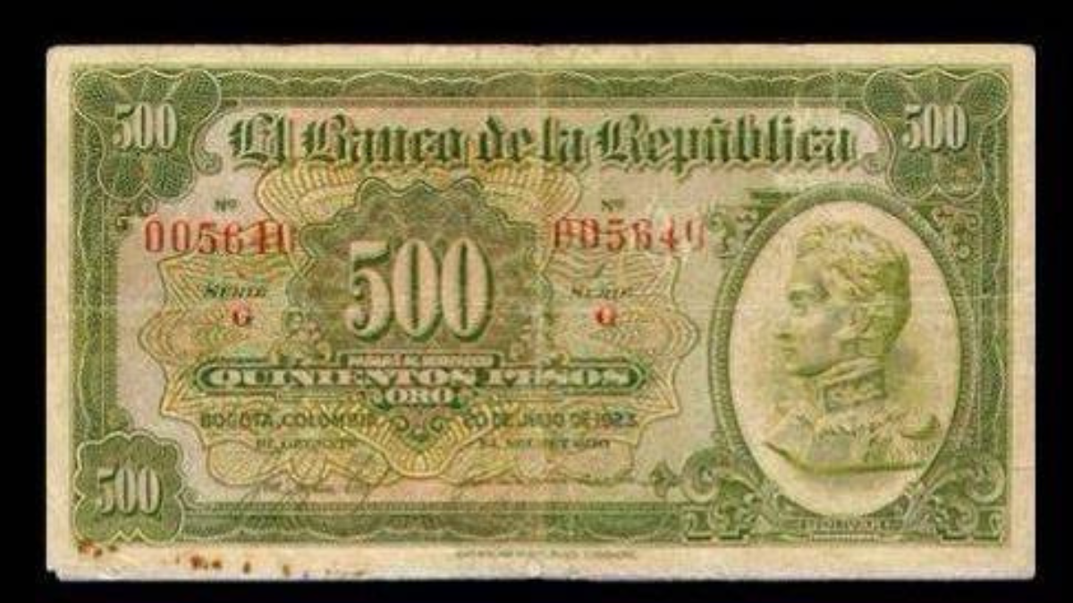 ¿Conoce el billete colombiano de $500? Están pagando 300 millones por él