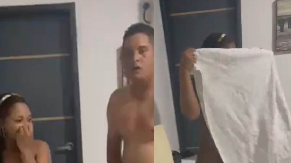 VIDEO Mujer encuentra a su esposo con la amante en un motel Foto