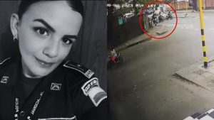 Video del asesinato de la patrullera Paula Ortega en Neiva _ foto_ Redes sociales