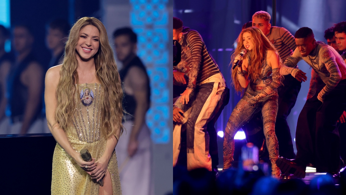 Shakira hace majestuosa presentación en los Latin Grammy; participaron sus hijos