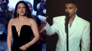 Rosalía y Rauw Alejandro en los Latin Grammy2023