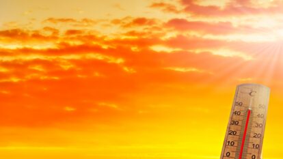 Ilustración de una temperatura extrema de calor. (Foto vía Getty Images)
